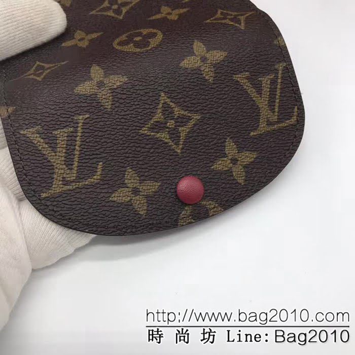 路易威登LV頂級原單 M41939紫海外原單 多彩信封式零錢包 女士錢包 ZY1062